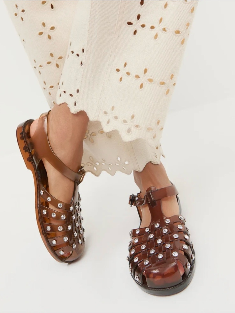 NEW NIB Loeffler Randall Rhys Jellies Size 7 - Picture 3 of 10